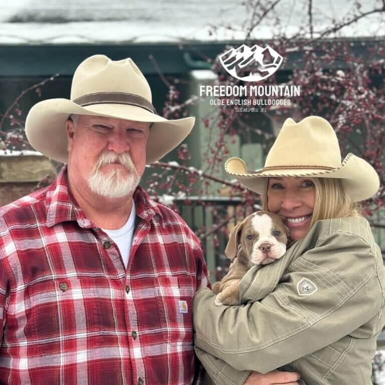 Freedom Mountain Bulldogges' Beth and Family