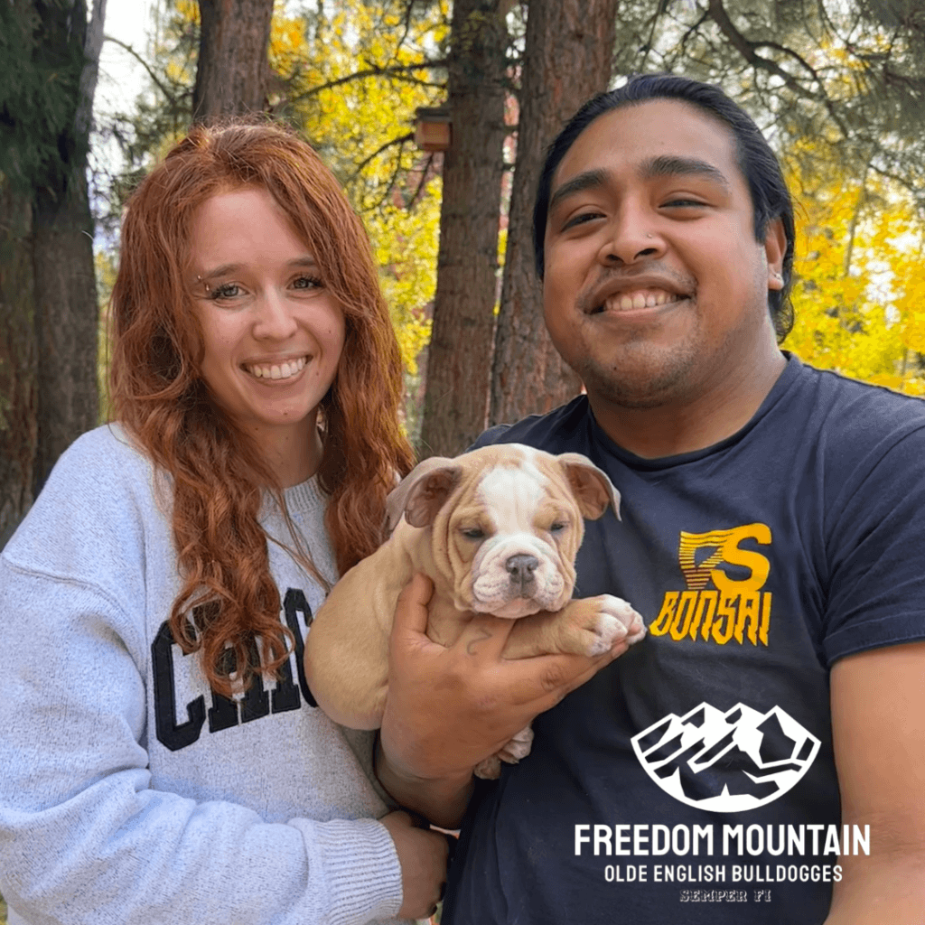 Freedom Mountain Bulldogges Maverick and Family